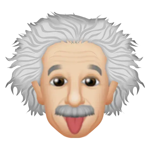 Einstein - Einsteinmoji - Sticker 5