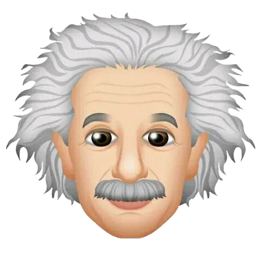 Einstein - Einsteinmoji- Sticker