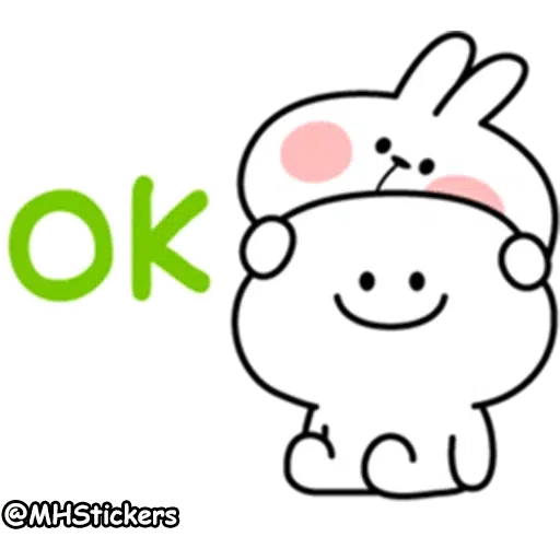 Spoiled rabbit simple talk - Sticker 4