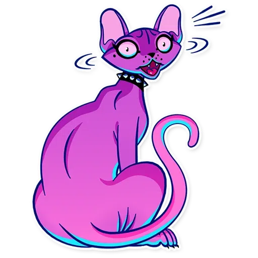 The Neon Cat - Sticker 4