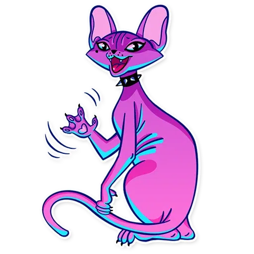 The Neon Cat - Sticker 5