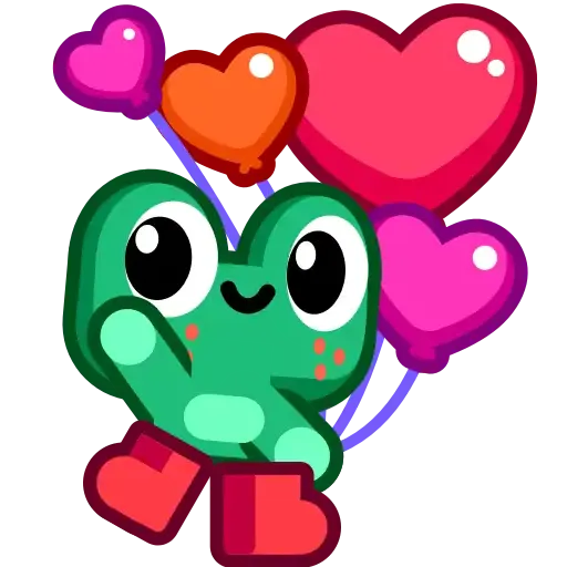 Froggo in Love - Sticker 5