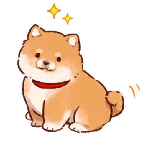 Soft and cute dog - Sticker 3