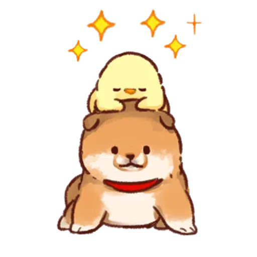 Soft and cute dog - Sticker 7