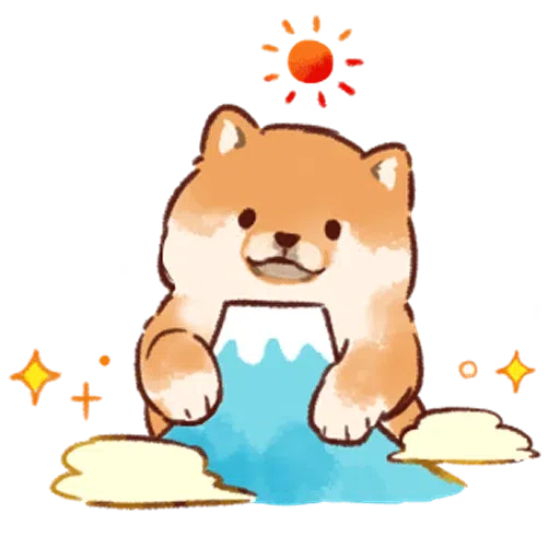 Soft and cute dog - Sticker 4