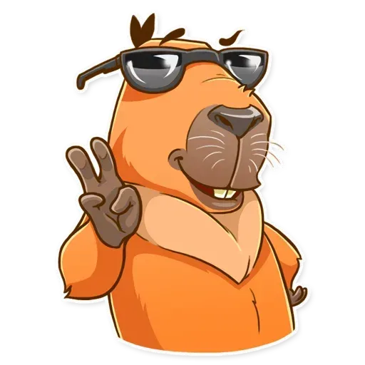 Mr. Capybara - Sticker 6