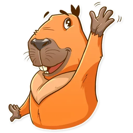 Mr. Capybara - Sticker 5