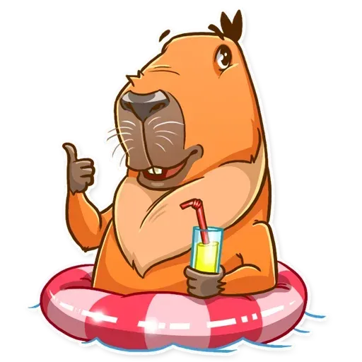 Mr. Capybara - Sticker 3