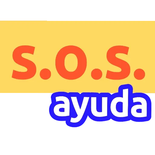 s.o.s.- Sticker