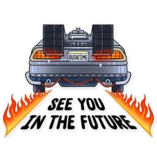 Volver al futuro - Sticker 8