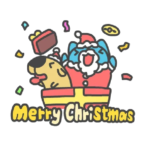 capoo Christmas - Sticker 4