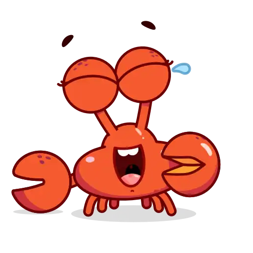 Grab this Crab- Sticker