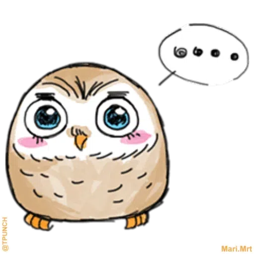 A little cute owl - Sticker 3