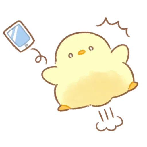 Soft and cute chick 24- Sticker