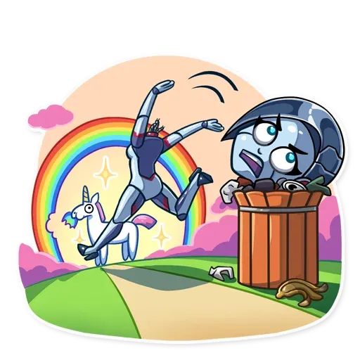 Go robot - Sticker 7