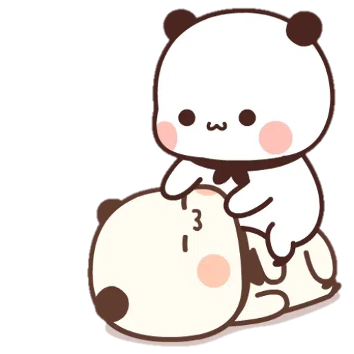 one two panda - Sticker 3