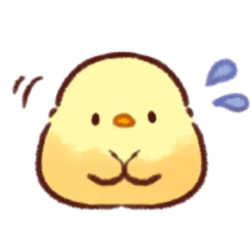 soft and cute chick 11- Sticker